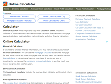 Tablet Screenshot of online-calculator.org